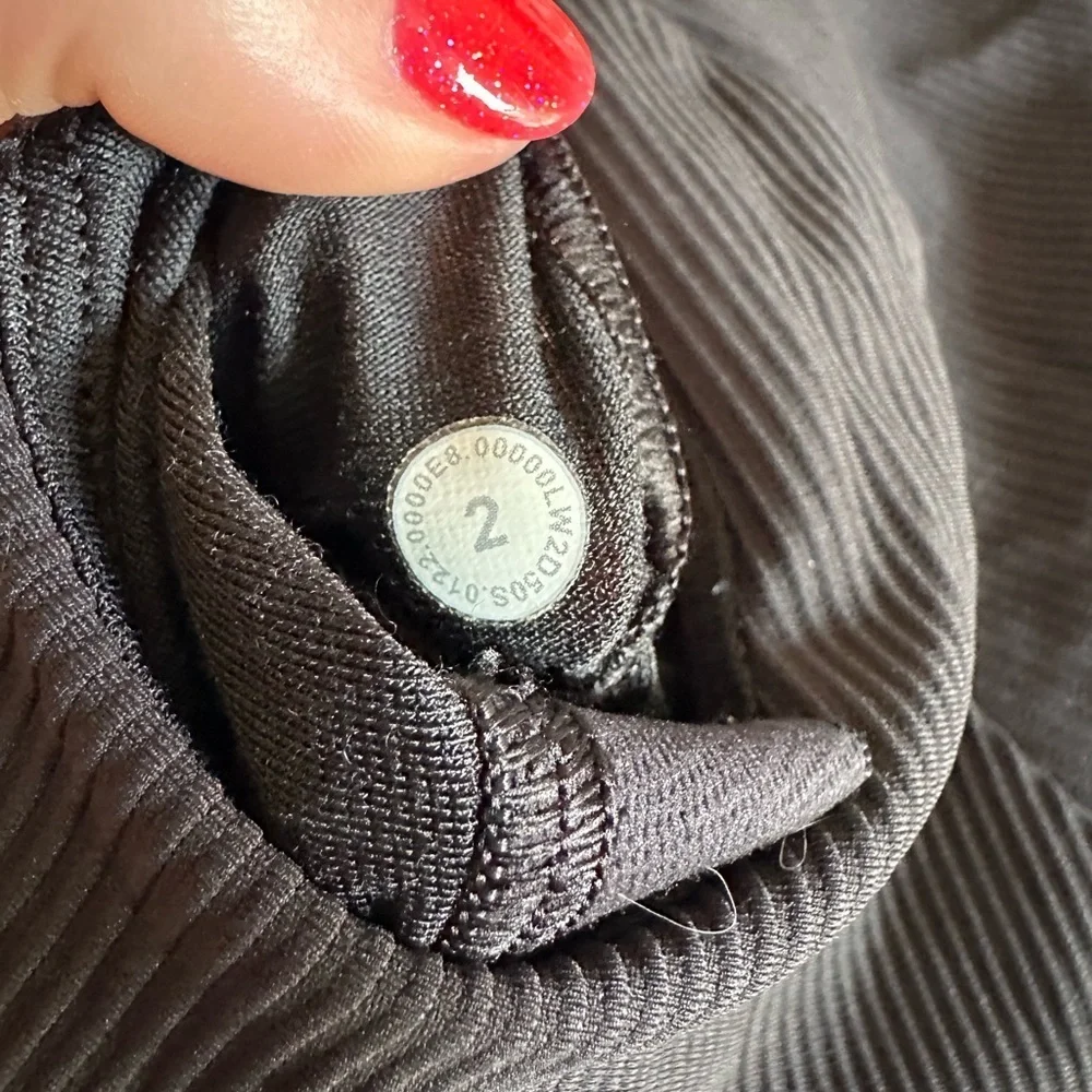 Lululemon Athletica Ribbed Longline Bra in Butternut Brown